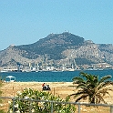 231 De kust lijn van Palermo met zich op de jacht haven